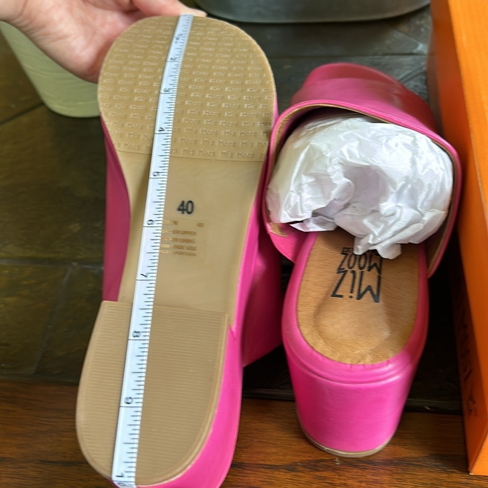 Miz Mooz Pink Women's Sandals - Picture 10 of 10
